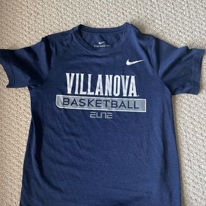 Nike youth Villanova Basketball dri-fit tee shirt